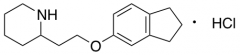 2-[2-(2,3-Dihydro-1H-inden-5-yloxy)ethyl]-piperidine Hydrochloride