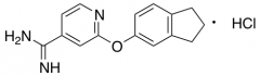 2-(2,3-Dihydro-1H-inden-5-yloxy)pyridine-4-carboximidamide Hydrochloride