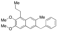 2,3-Dimethoxy-7-methyl-6-(phenylmethyl)-1-propylnaphthalene