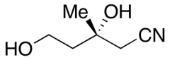 (R)-3,5-Dihydroxy-3-methylpentanenitrile