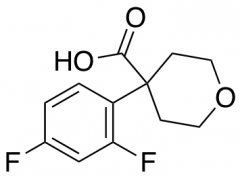 4-(2,4-difluorophenyl)oxane-4-carboxylic acid
