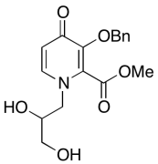 1-(2,3-Dihydroxypropyl)-4-oxo-3-[(phenylmethyl)oxy]-1,4-dihydro-2-pyridinecarboxylic Acid 