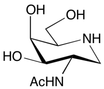 N-[(3S,4R,5S,6R)-4,5-Dihydroxy-6-(hydroxymethyl)-3-piperidinyl]-acetamide