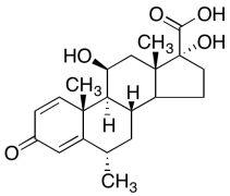 (6&alpha;,11&beta;,17&alpha;)-11,17-Dihydroxy-6-methyl-3-oxoandrosta-1,4-diene