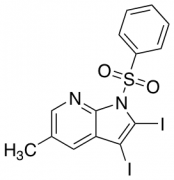 2,3-Diiodo-5-methyl-1-(phenylsulfonyl)-1H-pyrrolo[2,3-b]pyridine