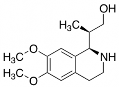 (R*)-2-((R*)-6,7-Dimethoxy-1,2,3,4-tetrahydro-isoquinolin-1-yl)-propan-1-ol