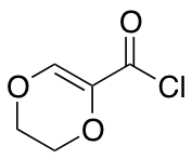 5,6-dihydro-1,4-dioxine-2-carbonyl chloride
