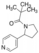 2,2-dimethyl-1-[2-(pyridin-4-yl)pyrrolidin-1-yl]propan-1-one