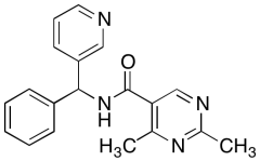 2,4-Dimethyl-N-(phenyl(pyridin-3-yl)methyl)pyrimidine-5-carboxamide