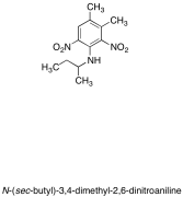 3,4-Dimethyl-N-(1-methylpropyl)-2,6-dinitrobenzenamine