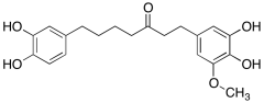 1-(3,4-Dihydroxy-5-methoxyphenyl)-7-(3,4-dihydroxyphenyl)-3-heptanone