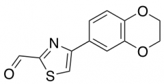 4-(2,3-Dihydro-1,4-benzodioxin-6-yl)-1,3-thiazole-2-carbaldehyde