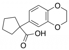 1-(2,3-Dihydro-1,4-benzodioxin-6-yl)cyclopentane-1-carboxylic Acid