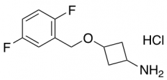 3-[(2,5-Difluorophenyl)methoxy]cyclobutan-1-amine Hydrochloride, cis