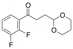 2',3'-Difluoro-3-(1,3-Dioxan-2-Yl)Propiophenone