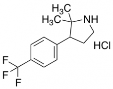 2,2-Dimethyl-3-[4-(trifluoromethyl)phenyl]pyrrolidine Hydrochloride
