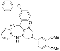 3-(3,4-Dimethoxyphenyl)-2,3,4,5,10,11-hexahydro-11-(3-phenoxyphenyl)-1H-dibenzo[b,e][1,4]d