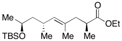 (2S,4E,6R,8S)-8-[[(1,1-Dimethylethyl)dimethylsilyl]oxy]-2,4,6-trimethyl-4-nonenoic Acid Et