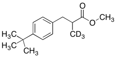 4-(1,1-Dimethylethyl)-&alpha;-methyl-benzenepropanoic-d3 Acid Methyl Ester