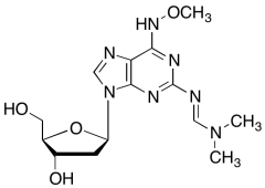 2-(Dimethylaminomethylidene)amino-6-methoxylamino-9-(&beta;-D-2-deoxyribofuranosyl)pur
