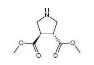 Dimethyl trans-(+/-)-pyrrolidine-3,4-dicarboxylate