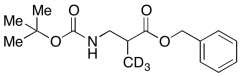 2-[[[(1,1-Dimethylethoxy)carbonyl]amino]methyl]-propanoic-3,3,3-d3 Acid Phenylmethyl Ester