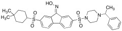 2-[(4,4-Dimethylcyclohexyl)sulfonyl]-7-[[4-(1-phenylethyl)-1-piperazinyl]sulfonyl]-9H-Fluo