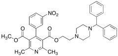 2,6-Dimethyl-4-(3-nitrophenyl)-3,5-Pyridinedicarboxylic Acid 3-[2-[4-(diphenylmethyl)-1-pi