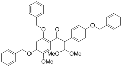 3,3-Dimethoxy-1-[5-methoxy-1,4-bis(phenylmethoxy)phenyl]-2-[4-(phenylmethoxy)phenyl]-1-pro