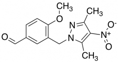 3-[(3,5-Dimethyl-4-nitro-1H-pyrazol-1-yl)methyl]-4-methoxybenzaldehyde