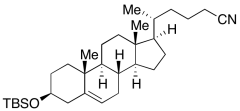 (3&beta;)-3-[[(1,1-Dimethylethyl)dimethylsilyl]oxy]-26,27-dinorcholest-5-ene-25-nitril