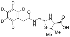 5,5-Dimethyl-2-[[(phenylacetyl)amino]methyl]-4-thiazolidinecarboxylic Acid-d5(Mixture of 