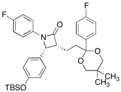 (3R,4R)-4-[4-[[(1,1-Dimethylethyl)dimethylsilyl]oxy]phenyl]-1-(4-fluorophenyl)-3-[2-[2-(4-