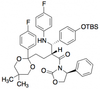 (4S)-3-[(2R)-2-[(S)-[4-[[(1,1-Dimethylethyl)dimethylsilyl]oxy]phenyl][(4-fluorophenyl)amin
