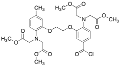 Dimethyl 2,2'-((2-(2-(2-(Bis(2-methoxy-2-oxoethyl)amino)-5-(chlorocarbonyl)phenoxy)ethoxy)