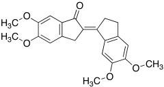 (2E)-2-(2,3-Dihydro-5,6-dimethoxy-1H-inden-1-ylidene)-2,3-dihydro-5,6-dimethoxy-1H-inden-1