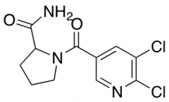 1-(5,6-dichloropyridine-3-carbonyl)pyrrolidine-2-carboxamide