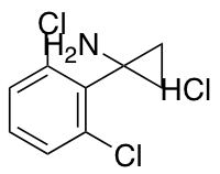 1-(2,6-dichlorophenyl)cyclopropan-1-amine hydrochloride