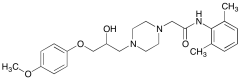 N-(2,6-Dimethylphenyl)-4-[2-hydroxy-3-(4-methoxyphenoxy)propyl]-1-piperazineacetamide