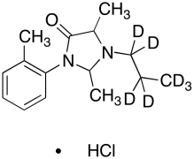 2,5-Dimethyl-3-(2-methylphenyl)-1-propylimidazolini-4-one-d7 Hydrochloride
