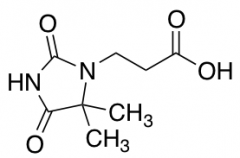 3-(5,5-Dimethyl-2,4-dioxoimidazolidin-1-yl)propanoic Acid
