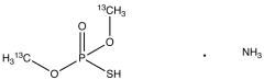O,O-Dimethyl Phosphorothionate-13C2 Ammonium Salt