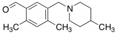 2,4-Dimethyl-5-[(4-methyl-1-piperidinyl)methyl]benzaldehyde