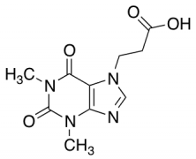 3-(1,3-Dimethyl-2,6-dioxo-2,3,6,7-tetrahydro-1H-purin-7-yl)propanoic Acid