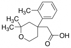 [2,2-Dimethyl-4-(2-methylphenyl)tetrahydro-2H-pyran-4-yl]acetic Acid