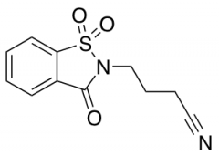 4-(1,1-Dioxido-3-oxo-1,2-benzothiazol-2(3H)-yl)butanenitrile