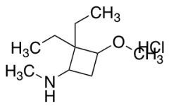 2,2-diethyl-3-methoxy-N-methylcyclobutan-1-amine hydrochloride