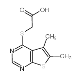 (5,6-Dimethyl-thieno[2,3-d]pyrimidin-4-ylsulfanyl)-acetic acid