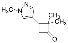 2,2-dimethyl-3-(1-methyl-1H-pyrazol-4-yl)cyclobutan-1-one