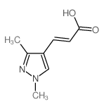 (2E)-3-(1,3-Dimethyl-1h-pyrazol-4-yl)acrylic acid